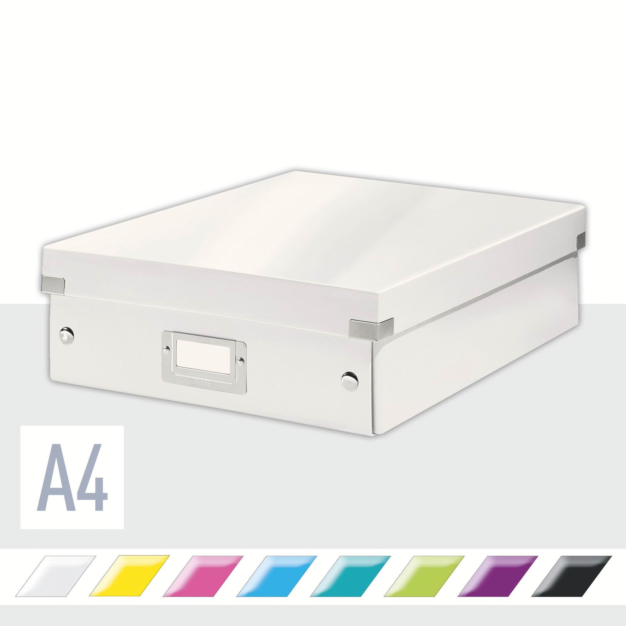 Leitz Organiseringsboks Click & Store WOW Medium Hvid Opbevaringskasse 60580001