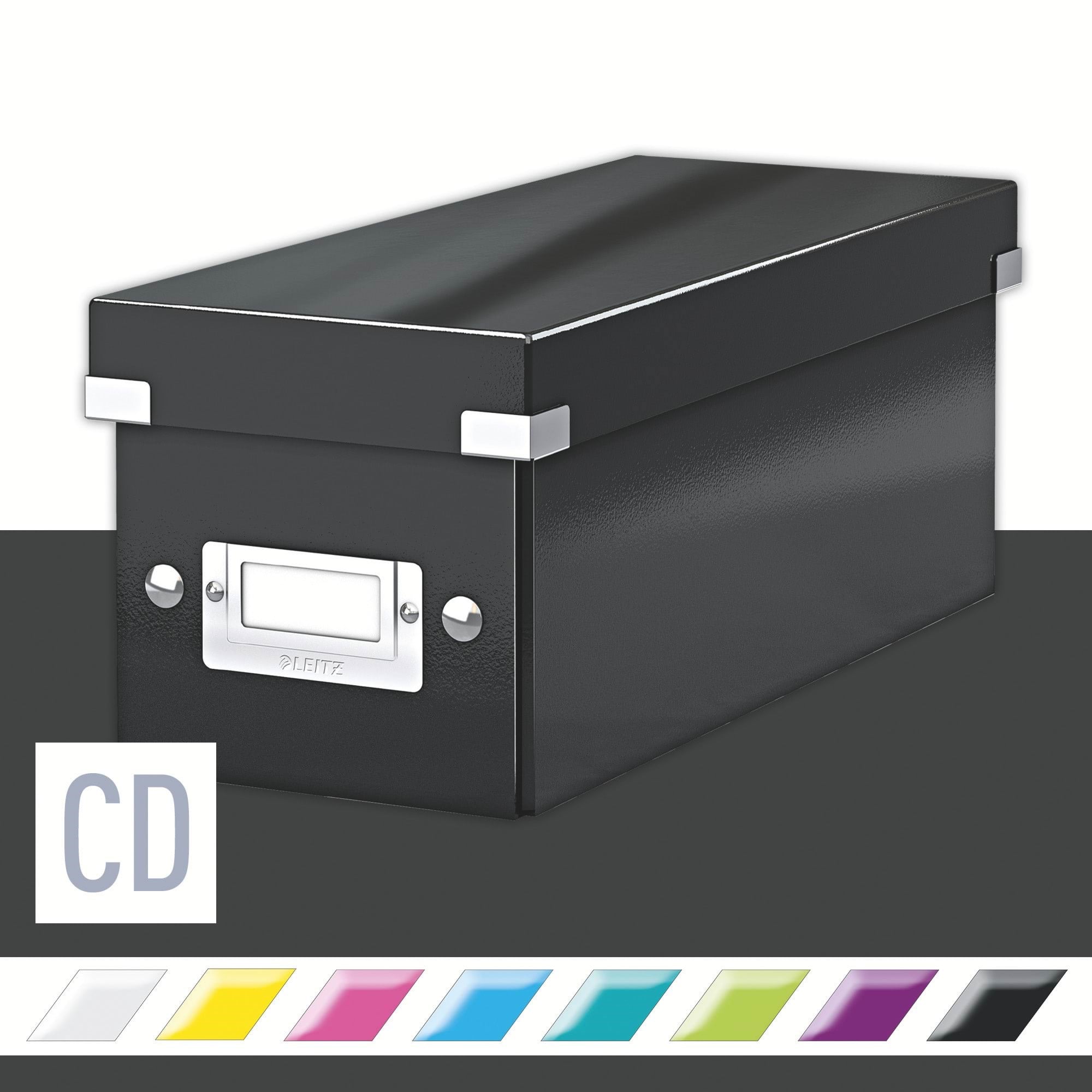 Leitz Opbevaringsboks Click & Store WOW CD Sort Opbevaringskasse 60410095