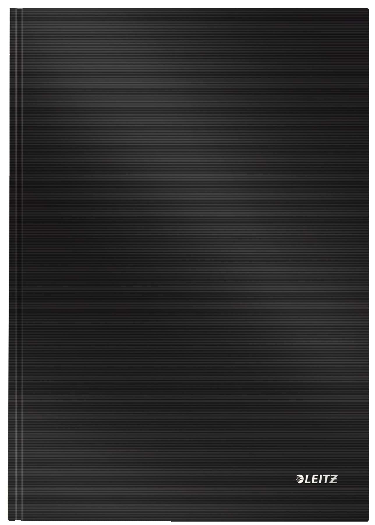 Leitz Notesbog Solid A4 Hard kvad. 80ark sort Notesbog 46640095