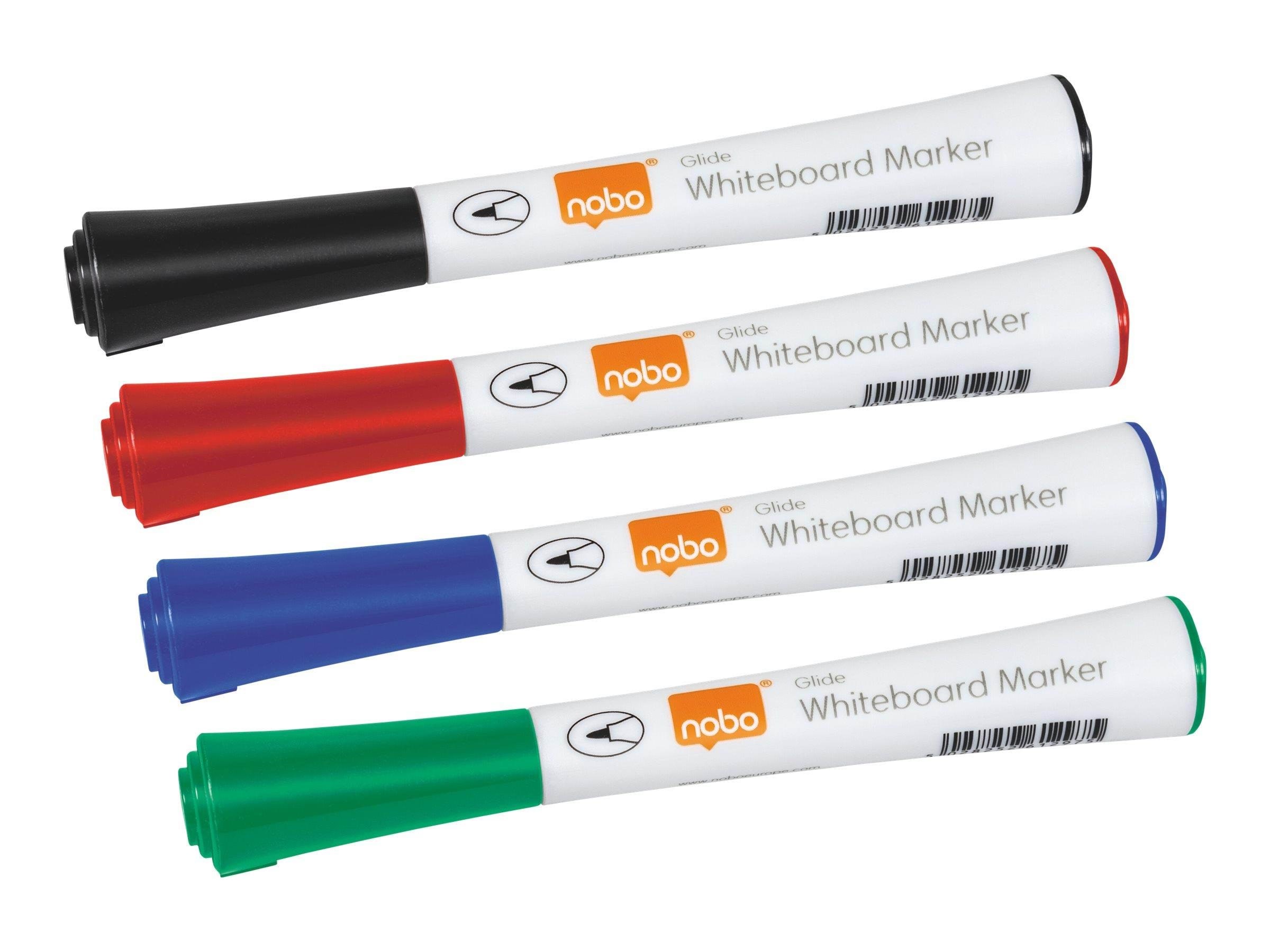 Nobo Whiteboardmarker Glide Fine ass p/4 Tegneværktøj 1902077