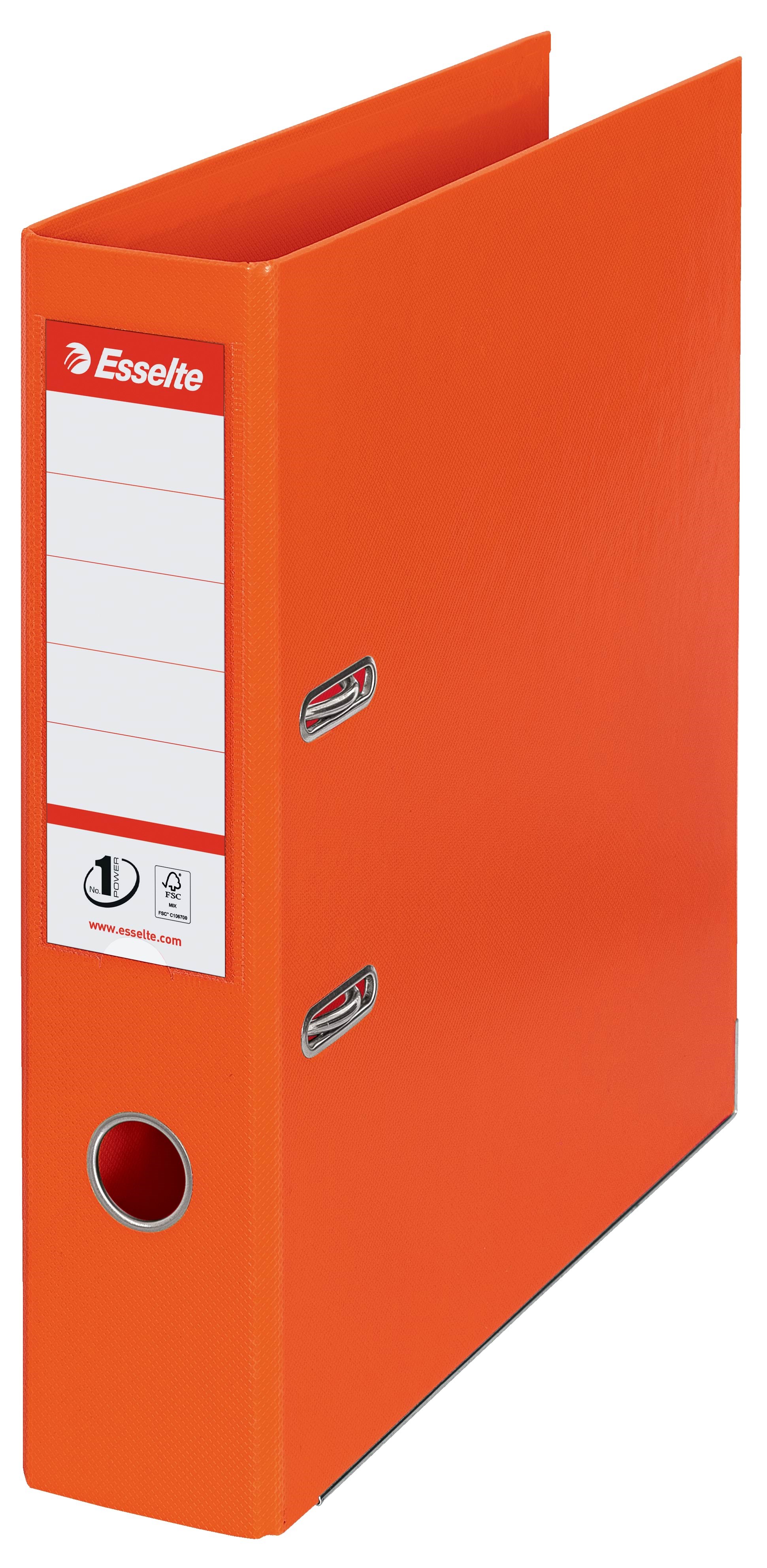 Esselte No.1 brevordner PP FSC A4/75 mm Orange Ringbind 811340