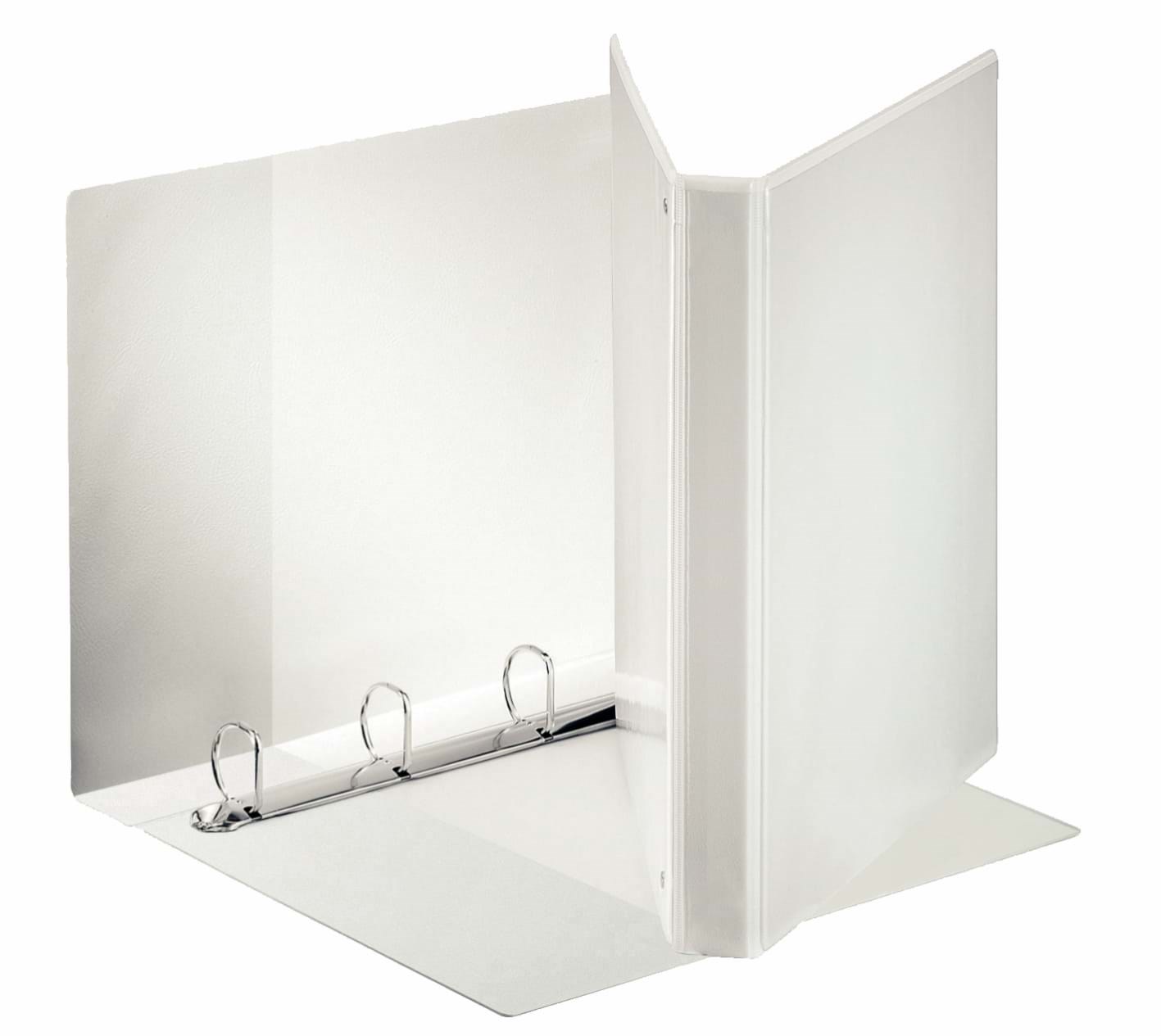 Esselte Panoramabind A4 4DR/20mm m/3 lommer hvid Ringbind 55291
