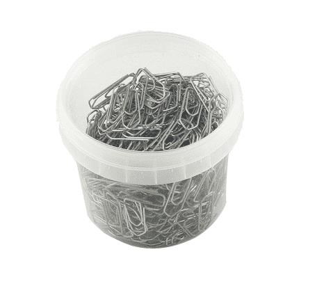 Esselte Clips 33mm dåse med 500 stk Skrivebordstilbehør 30711