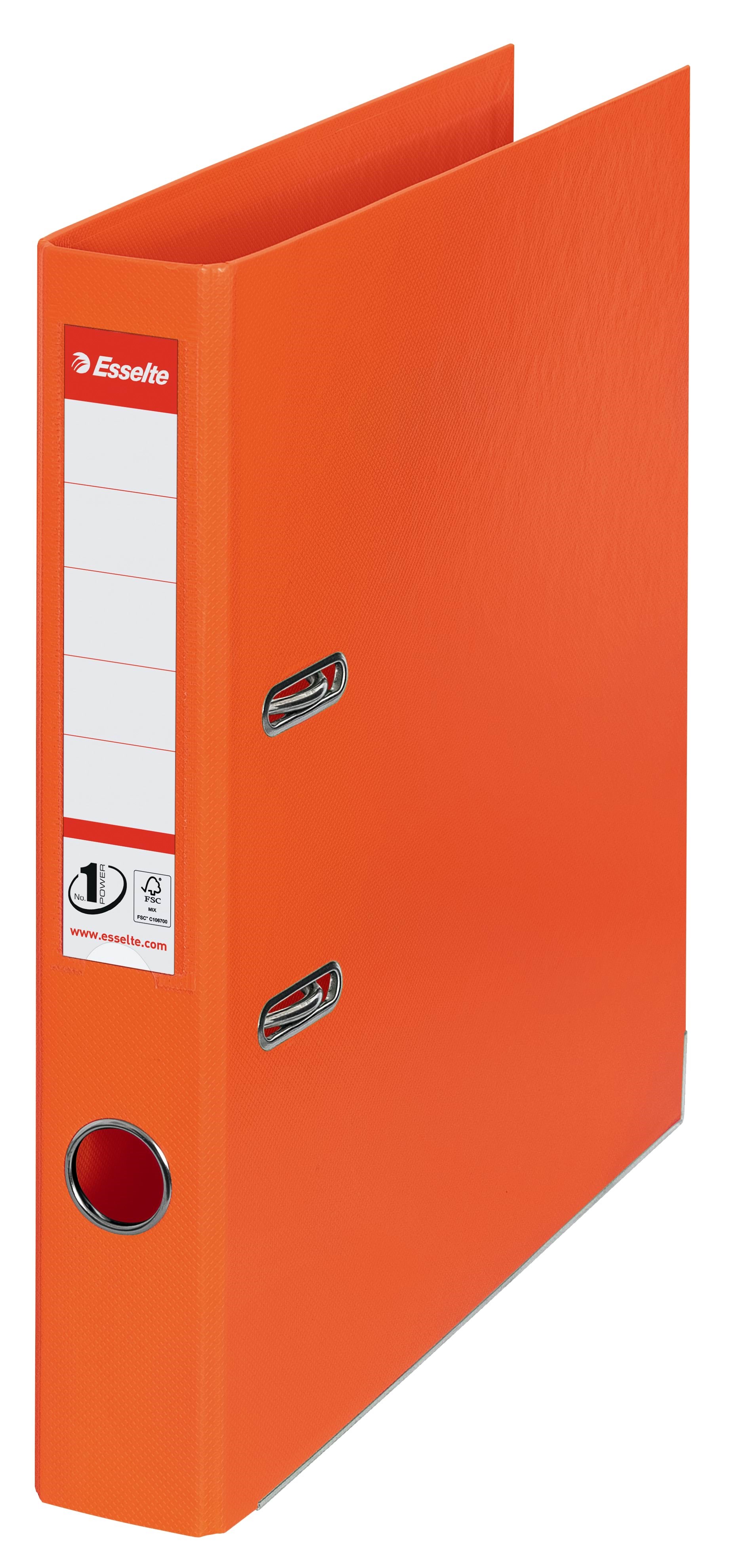 Esselte Brevordner No1 PP FSC A4/50 mm Orange Ringbind 811440