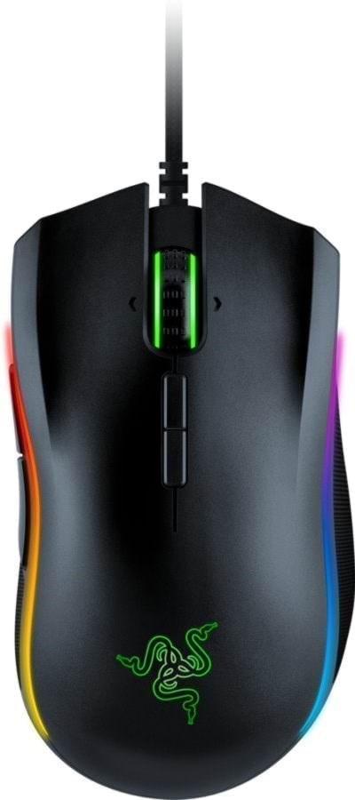 Razer Mamba Elite - Gaming Mus - Laser - 9 knapper - Sort med RGB lys Mus RZ01-02560100-R3M1