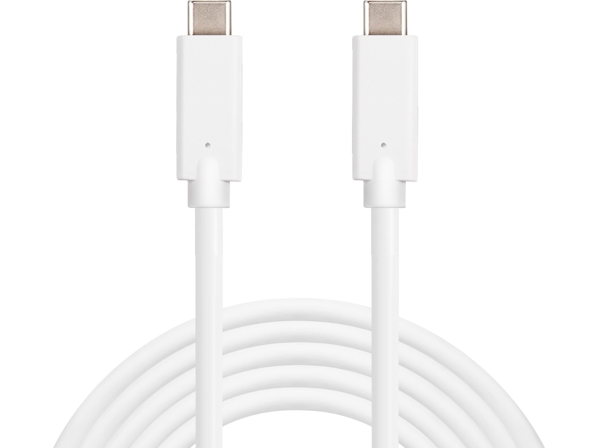 Sandberg USB-C Charge Cable - 2m Usb Kabel Hvid 136-17