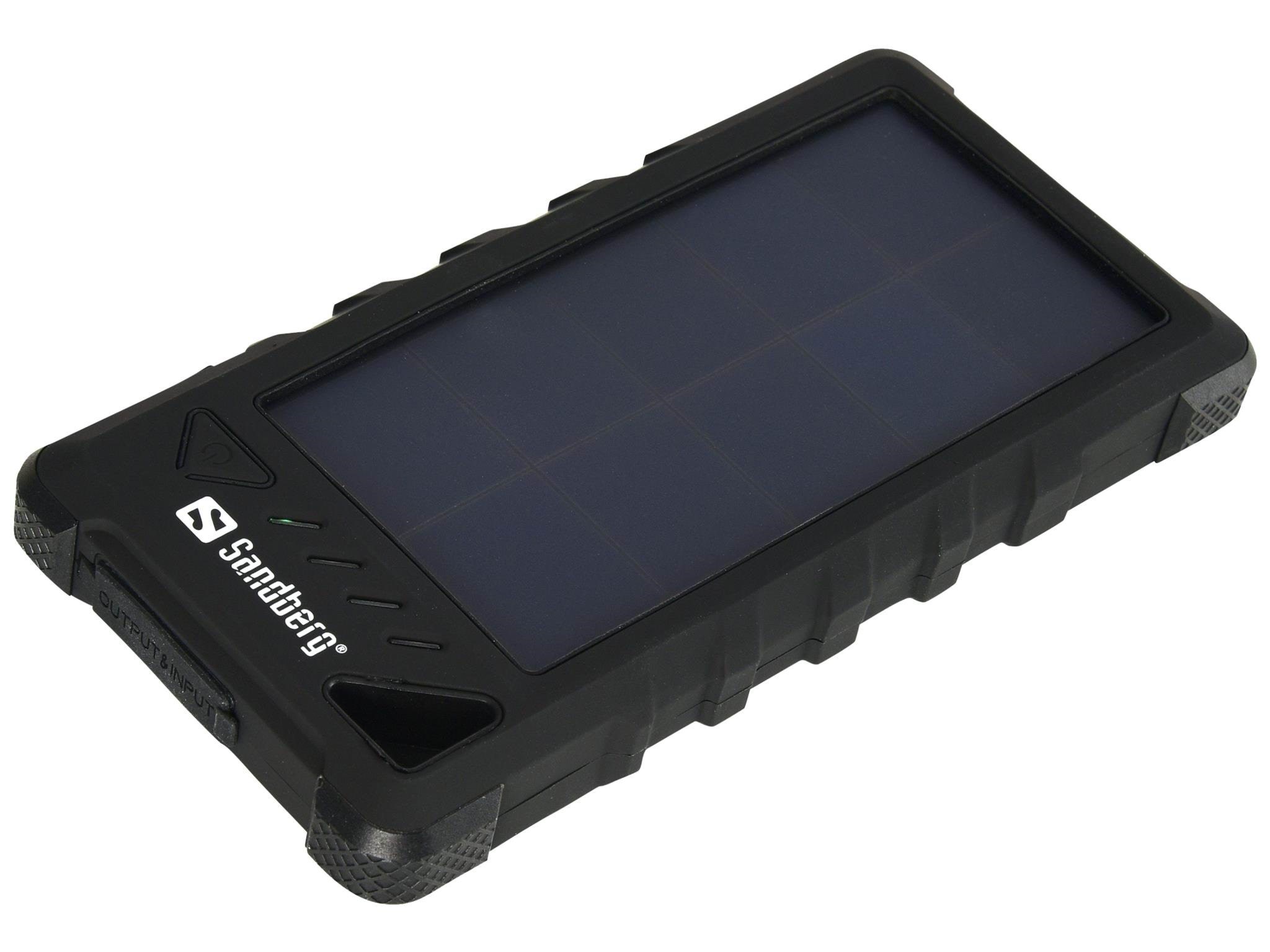 Sandberg Outdoor Solar Powerbank 16000 - solar power bank Li-Ion - 16000 mAh