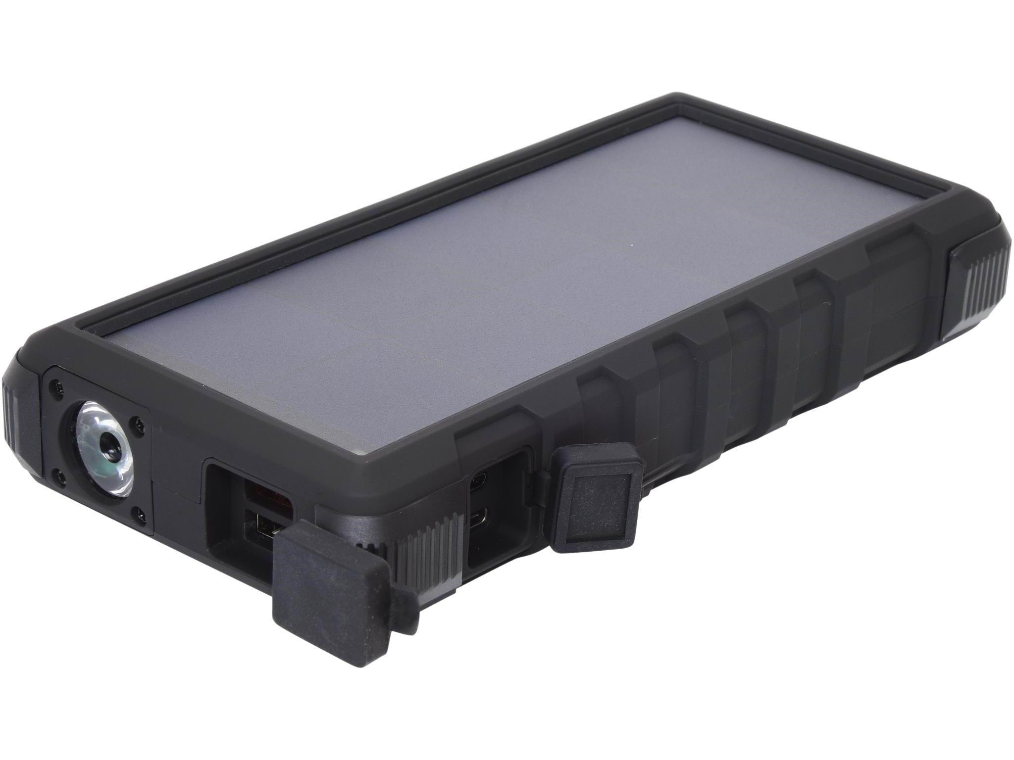 Sandberg Outdoor Solar Powerbank 24000 mAh - 24000 mAh Powerbank Sort 420-38