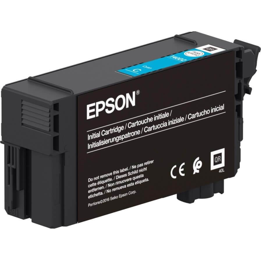 Epson T40C240 - cyan - original - ink cartridge Printerpatron Og Toner C13T40C240