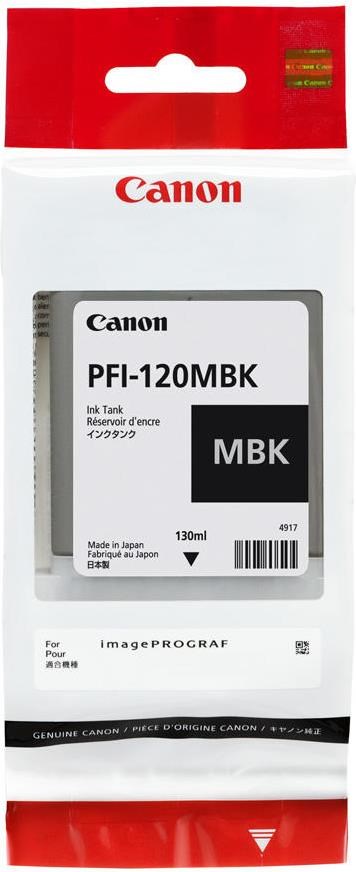 Canon PFI-120 / 2884C001 Matte Black Printerpatron Og Toner Mat sort