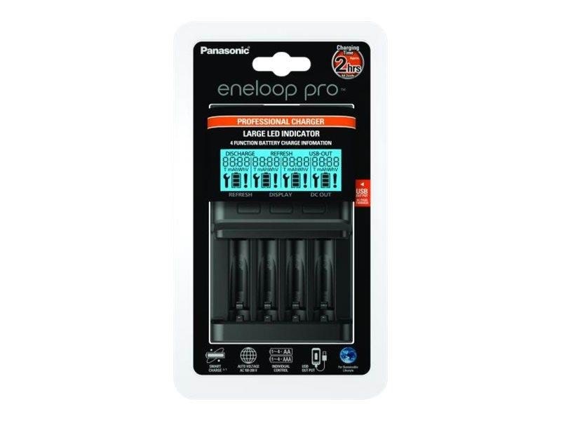 Panasonic eneloop Pro BQ-CC65 - Smart Charger Batteri BQ-CC65E