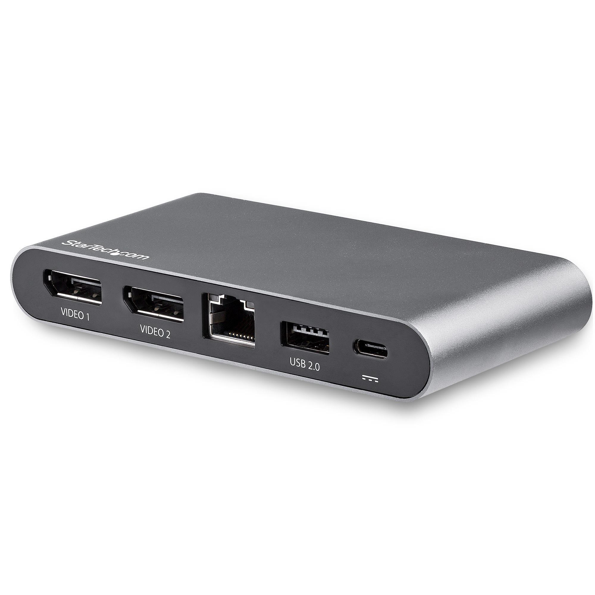 StarTech.com DK30C2DAGPD USB C Dock - 4K Dual Monitor DisplayPort - Mini Laptop Docking Station - 100W Power Delivery Passthrough