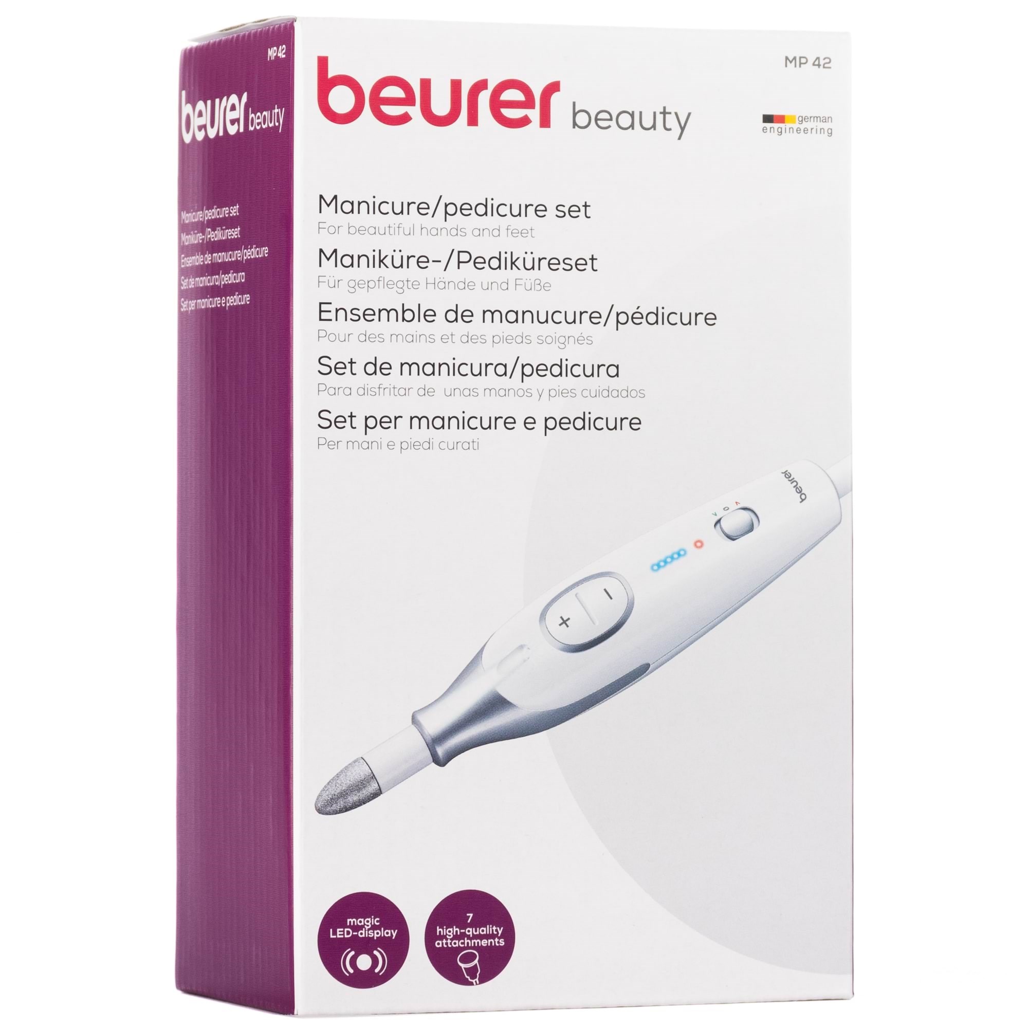 Beurer MP 42 - electric manicure/pedicure device Velvære