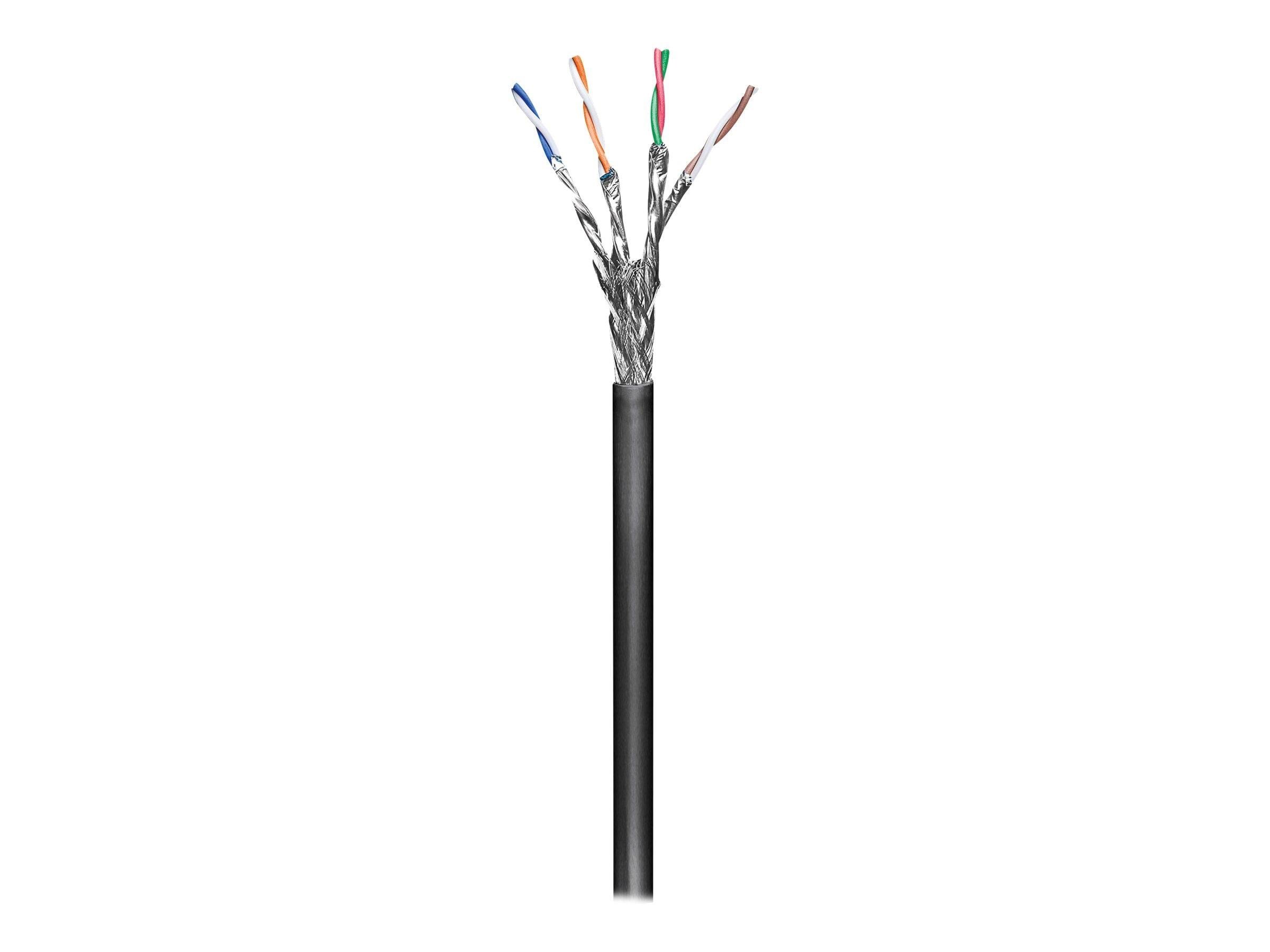 Pro LAN CAT 6 SFTP Outdoor Network Cable 100m - Sort - 100m Netværkskabel 4040849571978