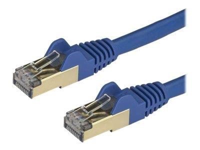StarTech.com 3m Blue Cat6a / Cat 6a Shielded Ethernet Patch Cable 3 m - patch cable - 3 m - blue - Blå - 3m