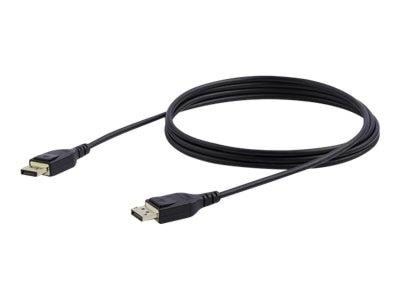 StarTech.com 2m 6.6ft DisplayPort 1.4 Cable - VESA Certified - 8K DP Cable - DisplayPort cable - 2 m Skærmkabel Sort DP14MM2M