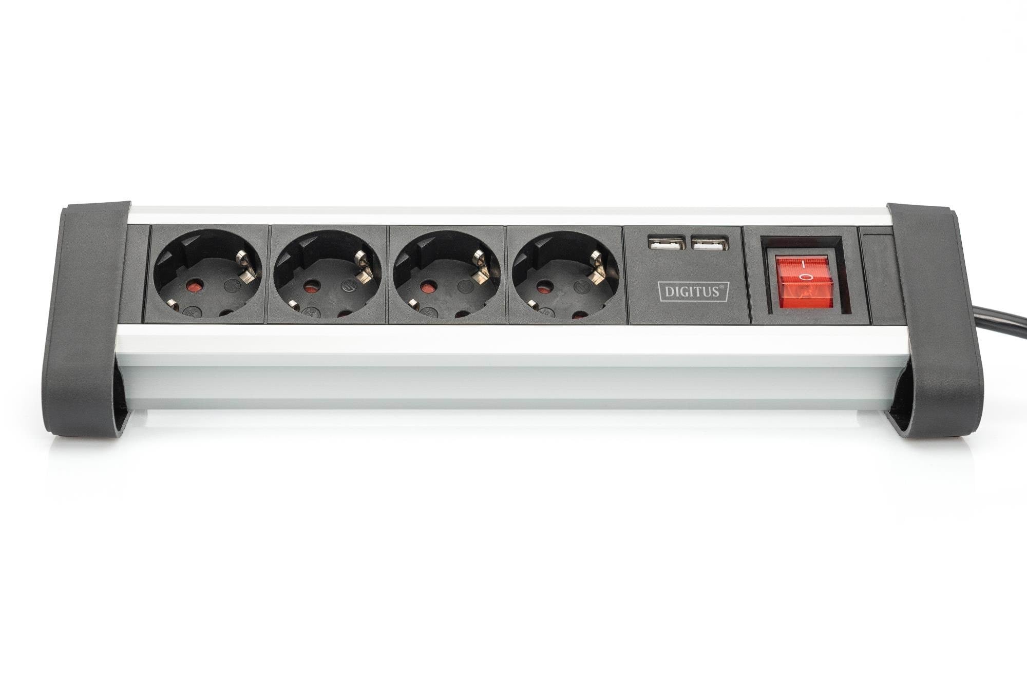 DIGITUS 4-way Office Power Strip Strømkabel Sort DA-70614