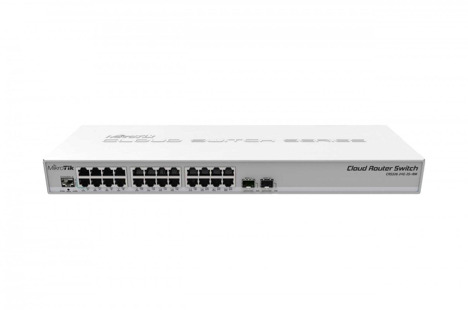 MikroTik Cloud Router Switch CRS326-24G-2S+RM Switch