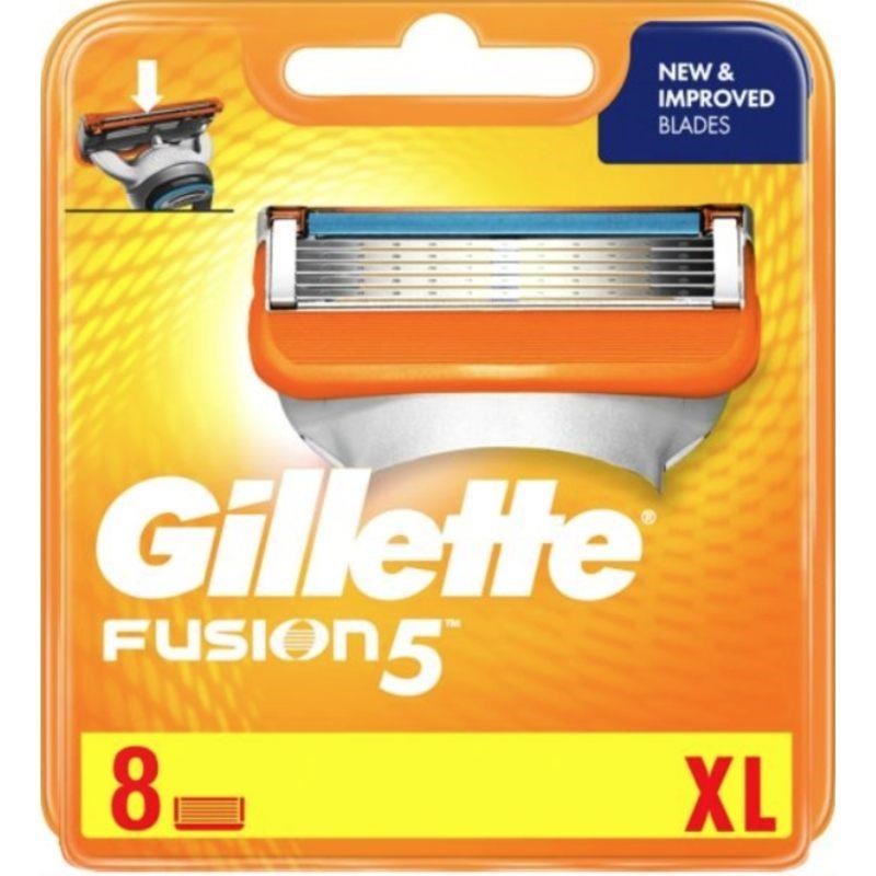 Gillette Fusion5-barberblade, 8 stk. Barbergrej 7702018851324