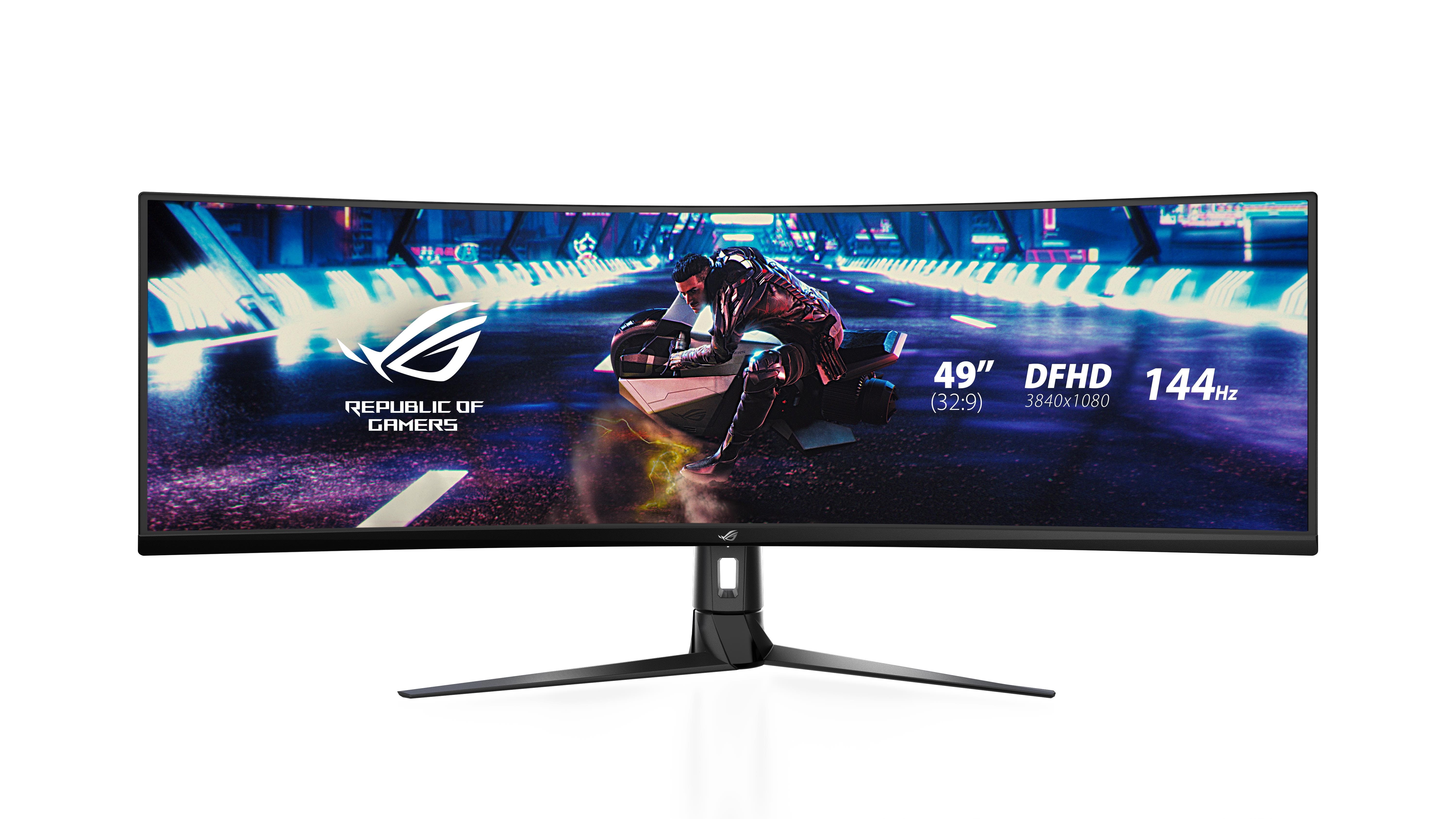 49" ASUS ROG Strix XG49VQ - 3840x1080 - 144Hz - VA Computerskærm Black 90LM04H0-B01170