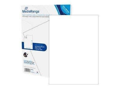 MediaRange - rectangular multipurpose labels - 50 label(s) - A4 Fotopapir MRINK140