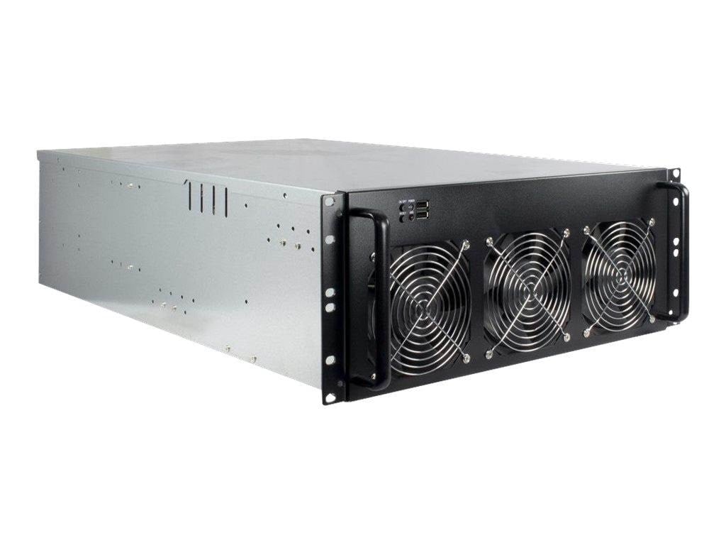 Inter-Tech 4W2 Mining Rack - Kabinet - Server (Rack) - Sort Kabinet 88887236