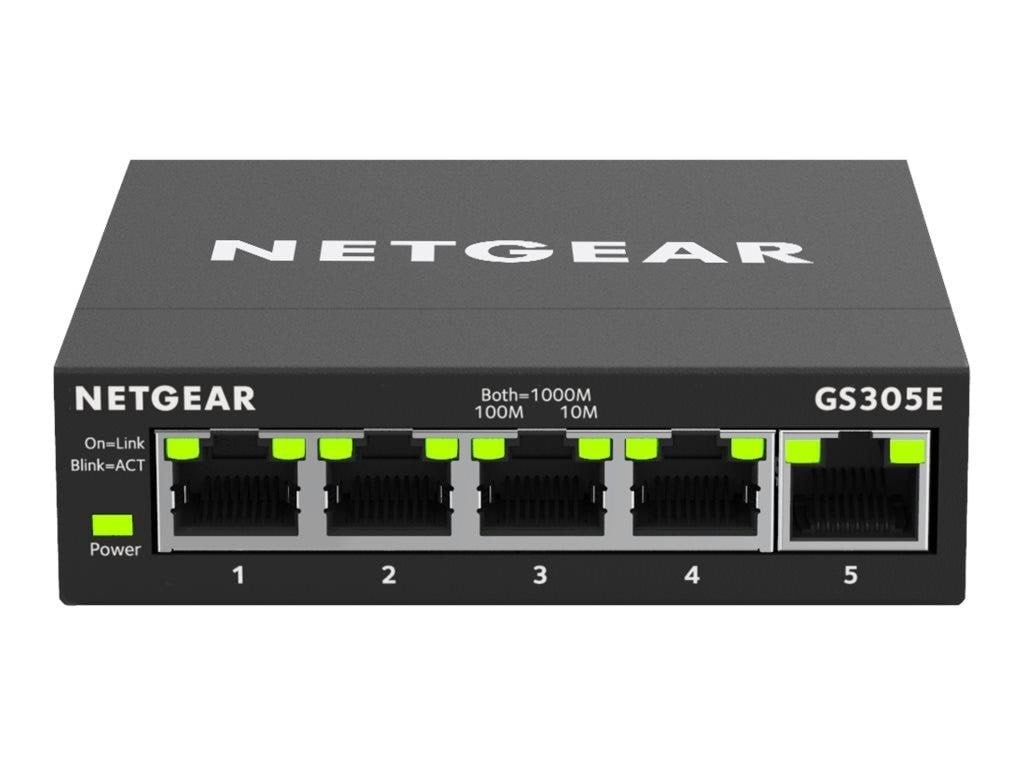 Netgear GS305E 5-Port Gigabit Ethernet SOHO Plus Switch Switch GS305E-100PES