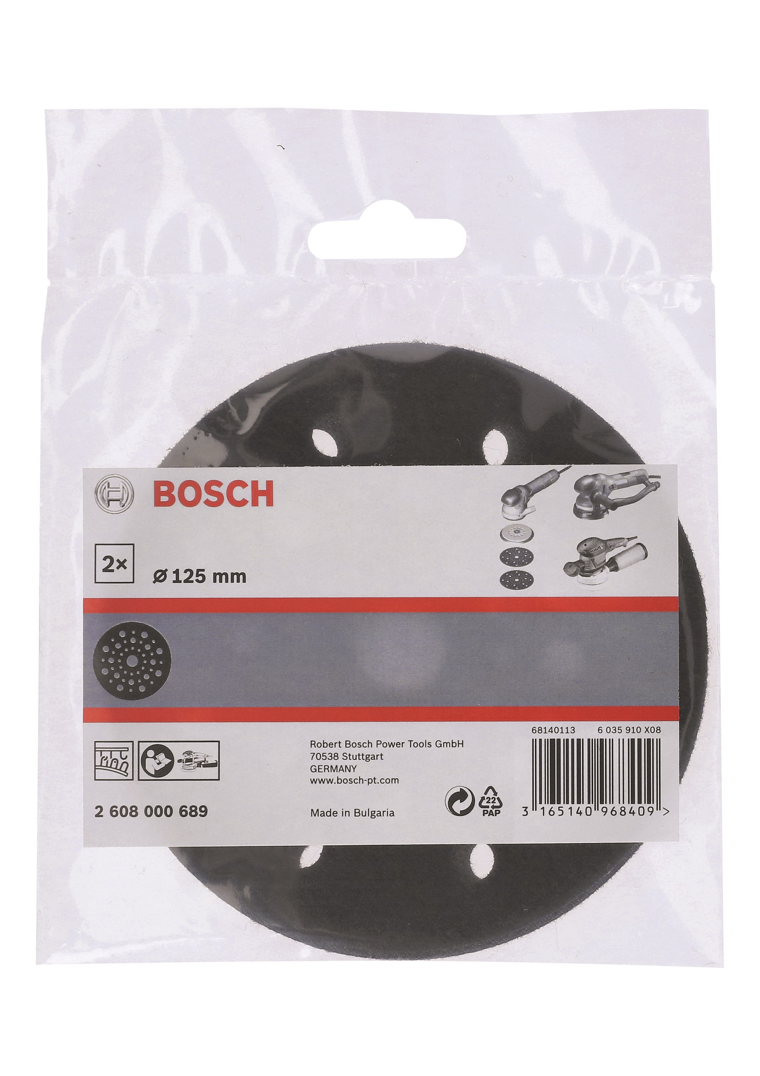 Bosch Pad Saver 125 mm til excenterslibere Værktøj 2608000689