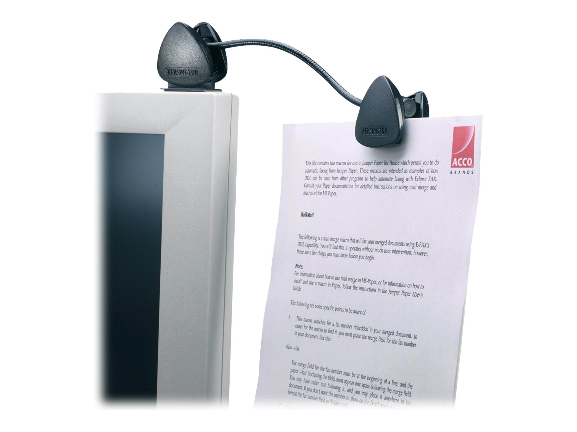 Kensington FlexClip bærbar manuskriptholder Systemtilbehør 62081