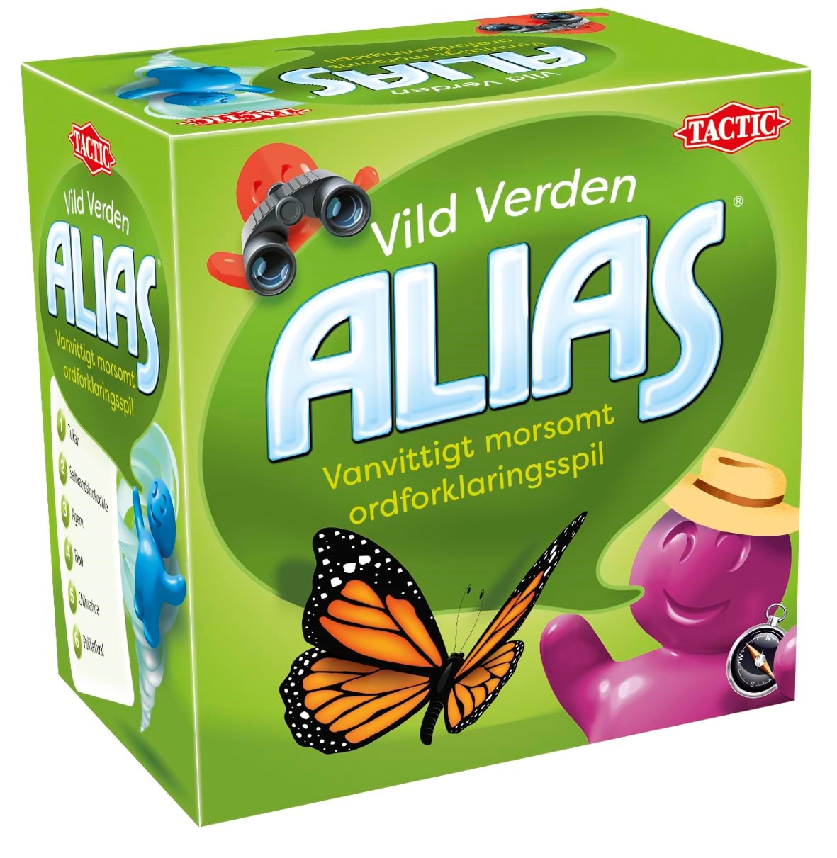 Tactic Snack Play Alias: Wild world (Dansk) Brætspil 55824