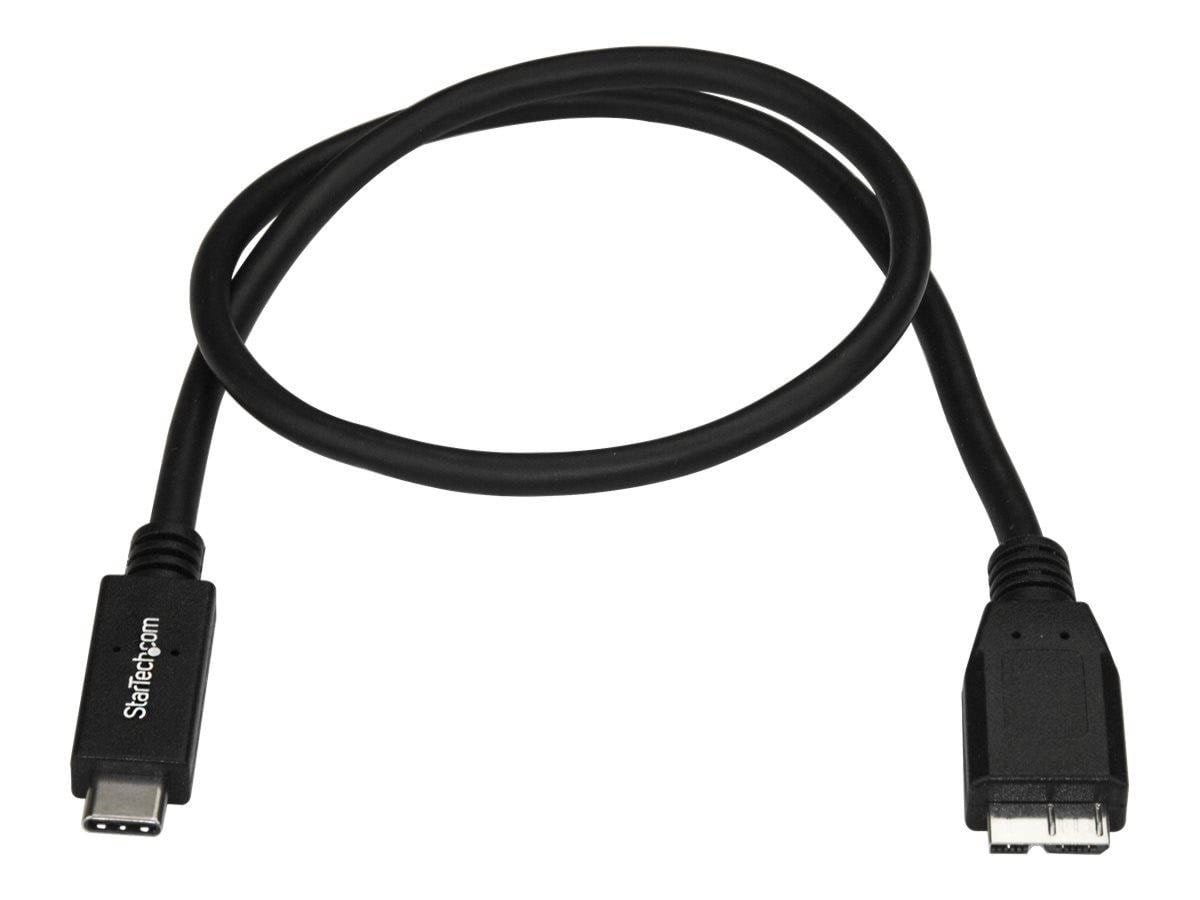 StarTech.com USB C to Micro USB Cable - M/M - USB 3.1 (10Gbps) - USB-C cable - 50 cm