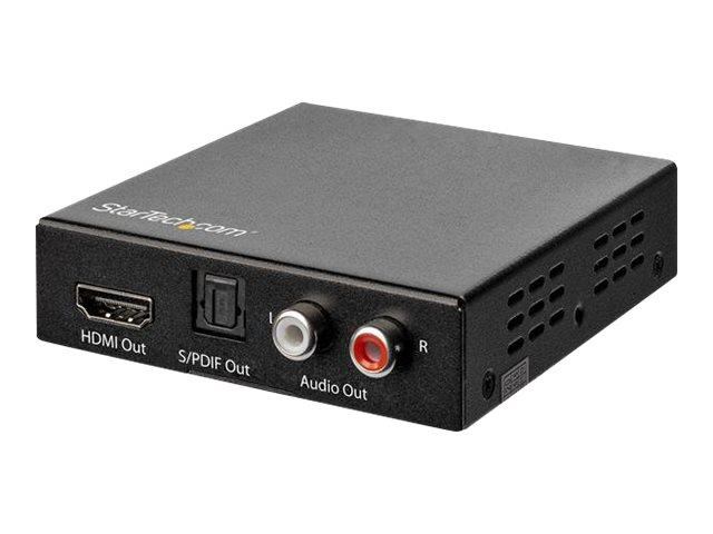 StarTech.com 4K HDMI Audio Extractor 4K 60Hz - HDR - Toslink Optical Audio - HDMI audio signal extractor Mobil Tilbehør HD202A