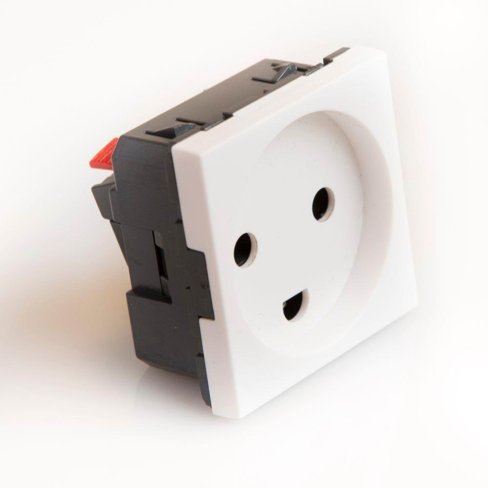 Legrand Stikkontakt dansk standard med jord Afbrydermateriel 77508
