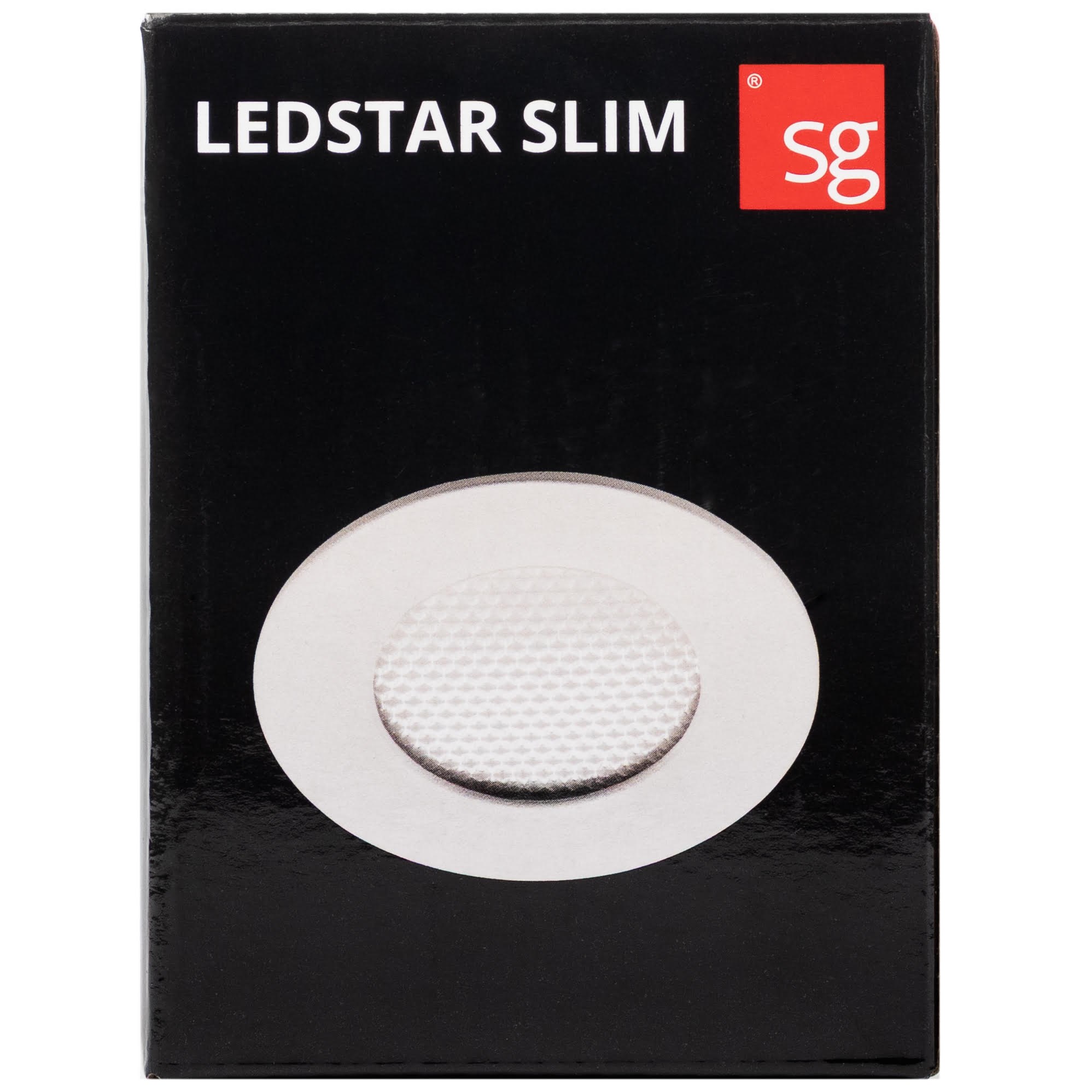 SG Armaturen LEDStar Slim Mat-Hvid 3,2W LED 2700K Lampe 912140