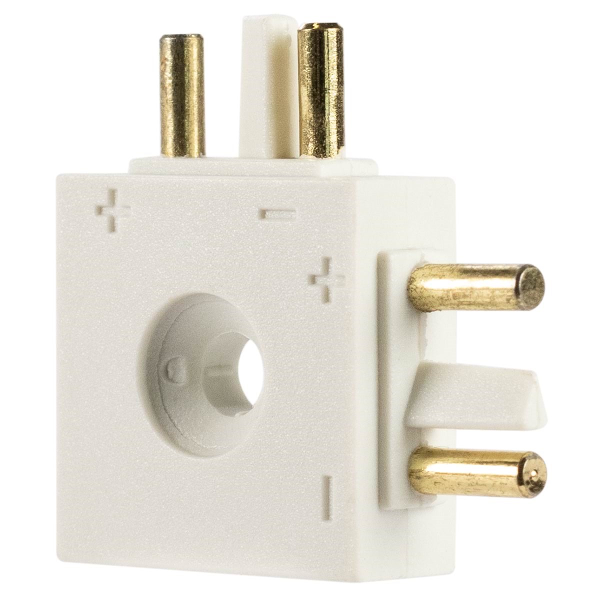 SG Armaturen SlimLine L-connector Mat-Hvid Lampe 391210