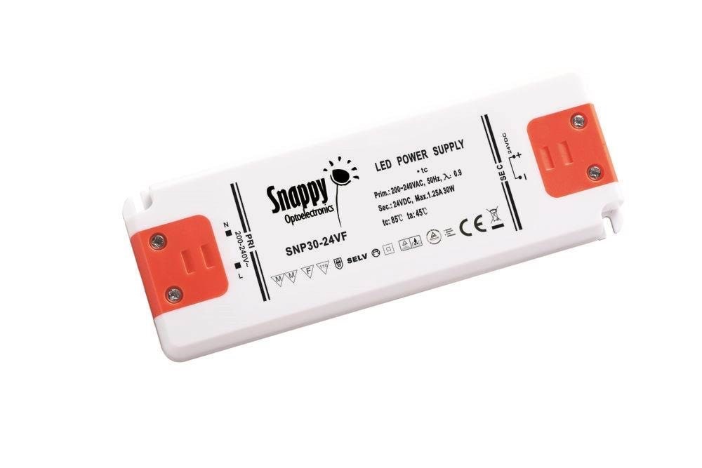 DEVELTRON 24Vdc LED strømforsyning 30W - Snappy Drivere Spoler Og Transformatore VN600201