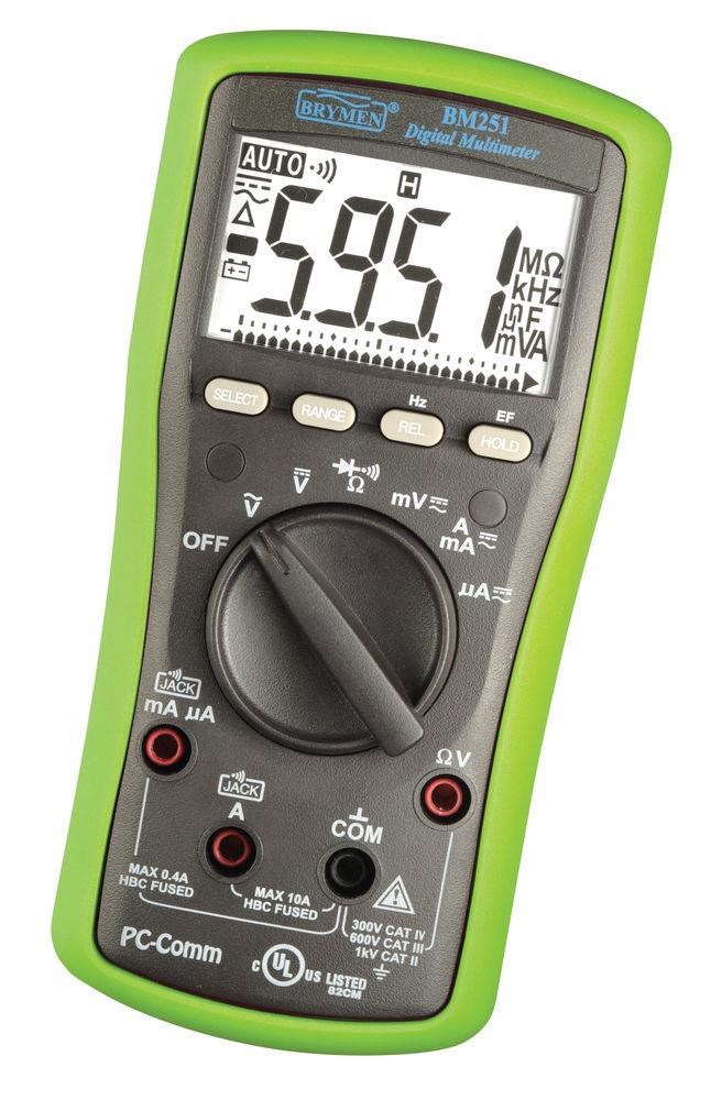 Elma Instruments Elma BM 251 multimeter med PC kommunikation Instrumenter 5706445410286