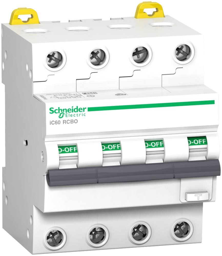 Schneider Electric Kombiafbryder Acti 9 iC60 4P 32A 300mA C karakteristik 6kA klasse A