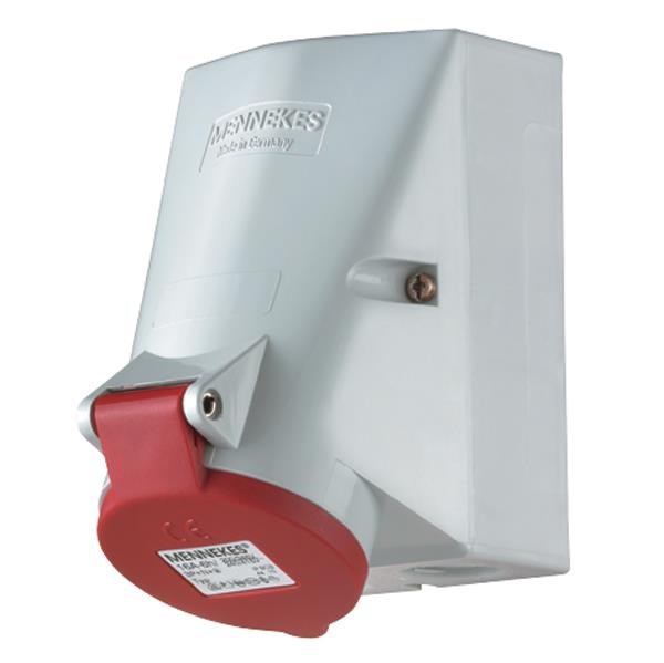 Mennekes CEE vægudtag 5 polet 32A 400V 6H IP44 Forlaengerledninger 422