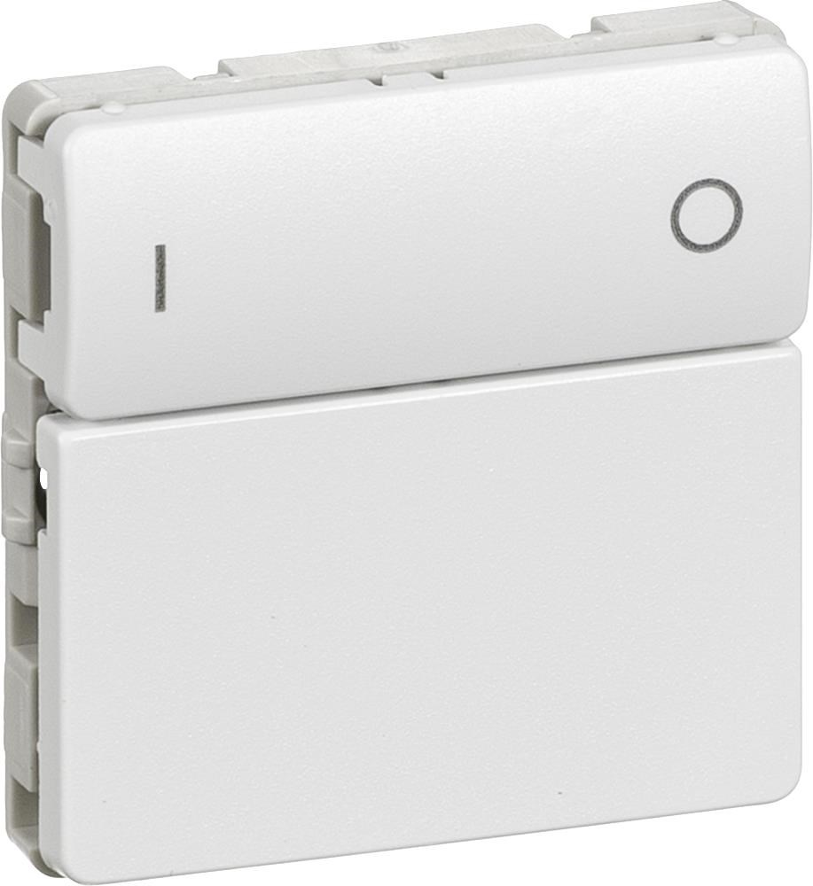 LK IHC Wireless FUGA batteritryk 2 slutte 1 modul, hvid Lauritz Knudsen 505D6001