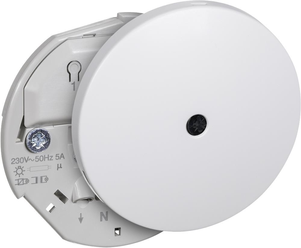 LK IHC Wireless lampeudtag relæ, rund Ø 80, hvid Lauritz Knudsen 505D6504