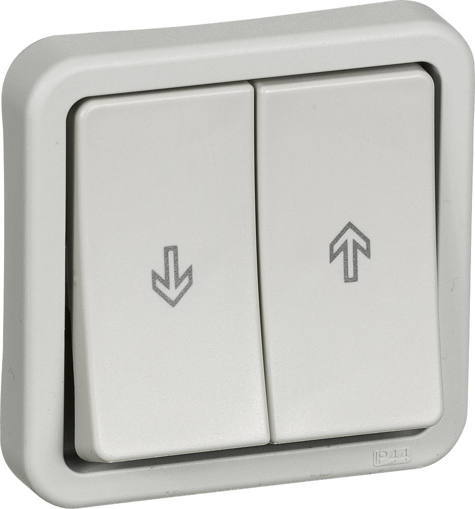 LK OPUS 74 jalousiafbryder 1 modul, lysegrå Lauritz Knudsen 522M5504