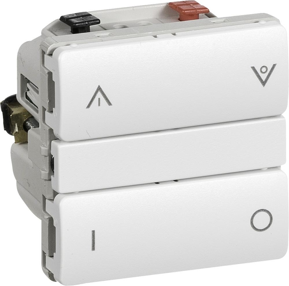 LK IHC Wireless FUGA lysdæmper kombi 250 W UNI 1 modul, hvid Lauritz Knudsen 505D6101