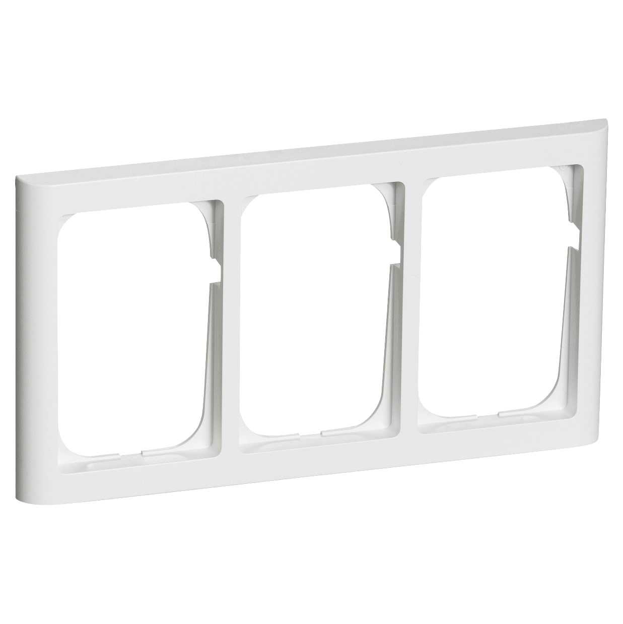 LK FUGA Softline 63 ramme 3x1 ½ modul, hvid Lauritz Knudsen 500D6315