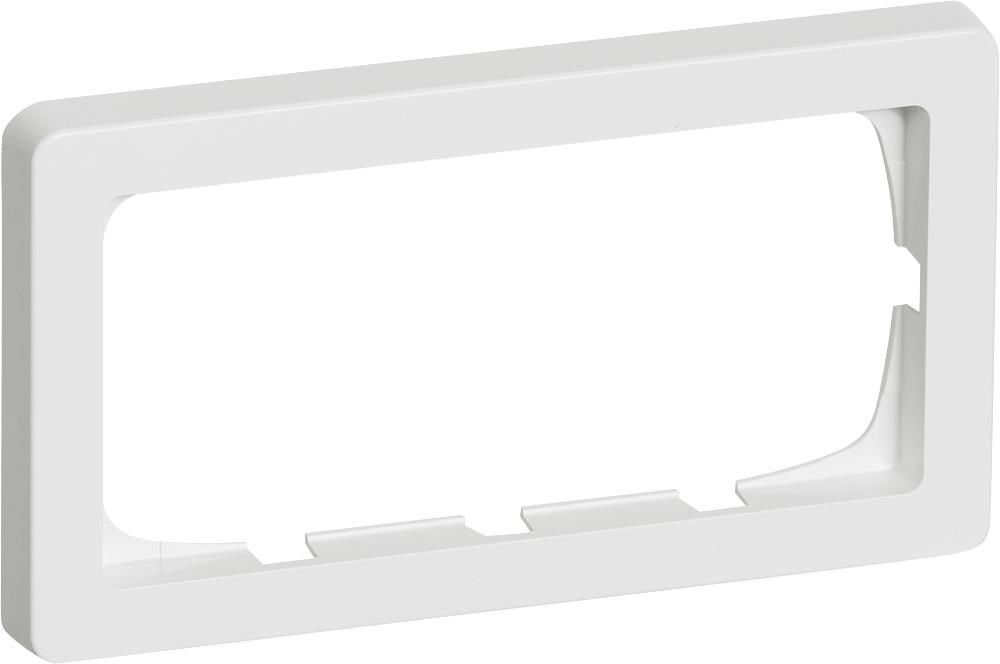 LK FUGA Baseline 63 ramme 2 modul, hvid Lauritz Knudsen 500D6112