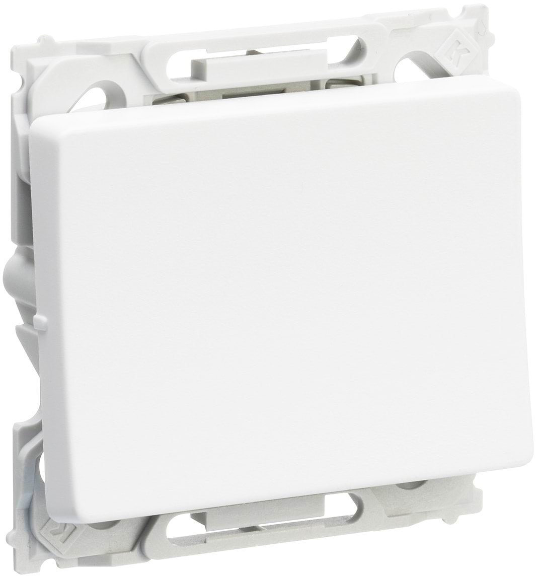 LK OPUS 66 afbryder 16A 1-pol 1 modul, hvid Lauritz Knudsen 542N6001