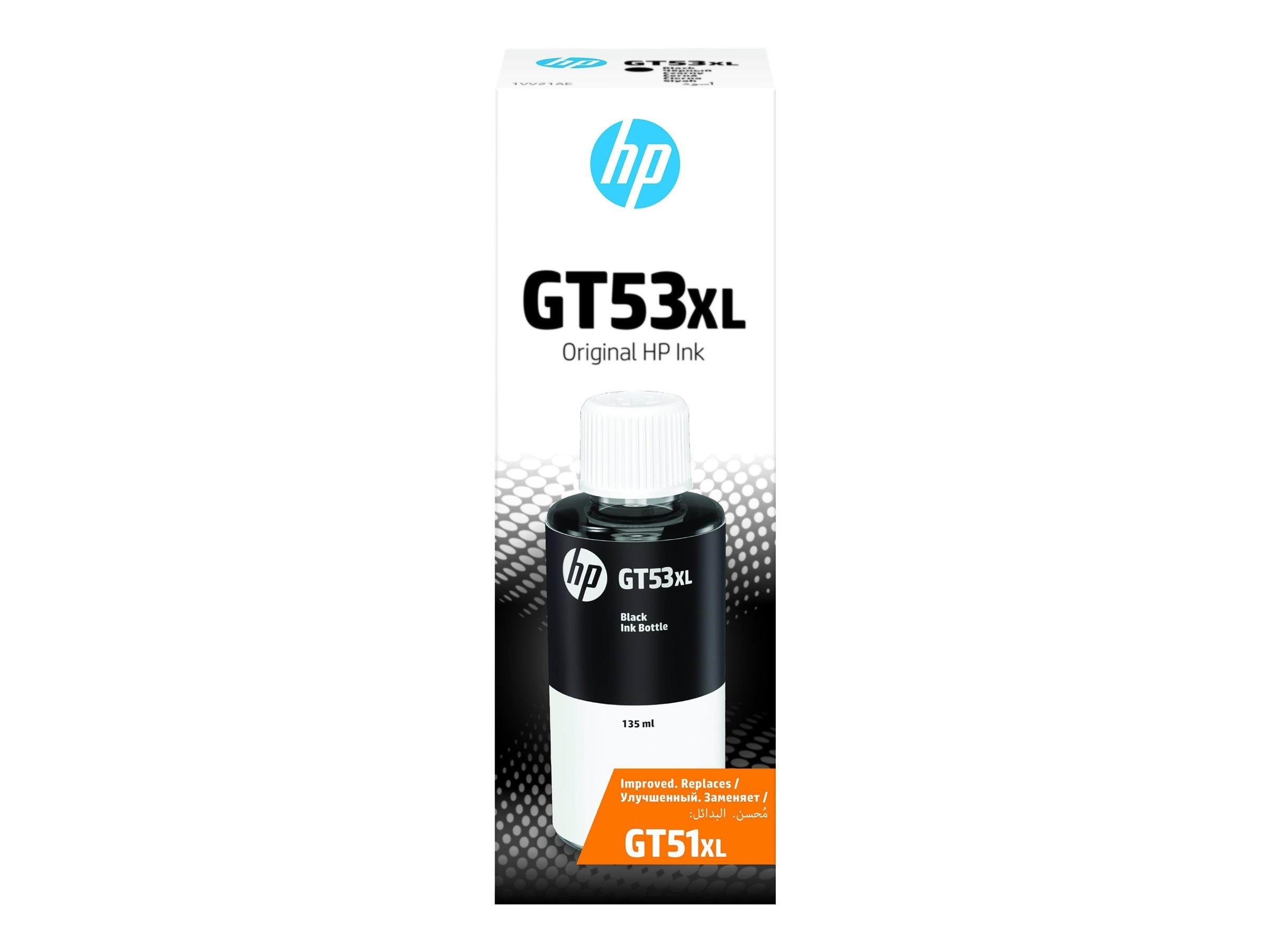 HP GT53xl / 1VV21æ High Capacity Black Ink Refill Printerpatron Og Toner Sort