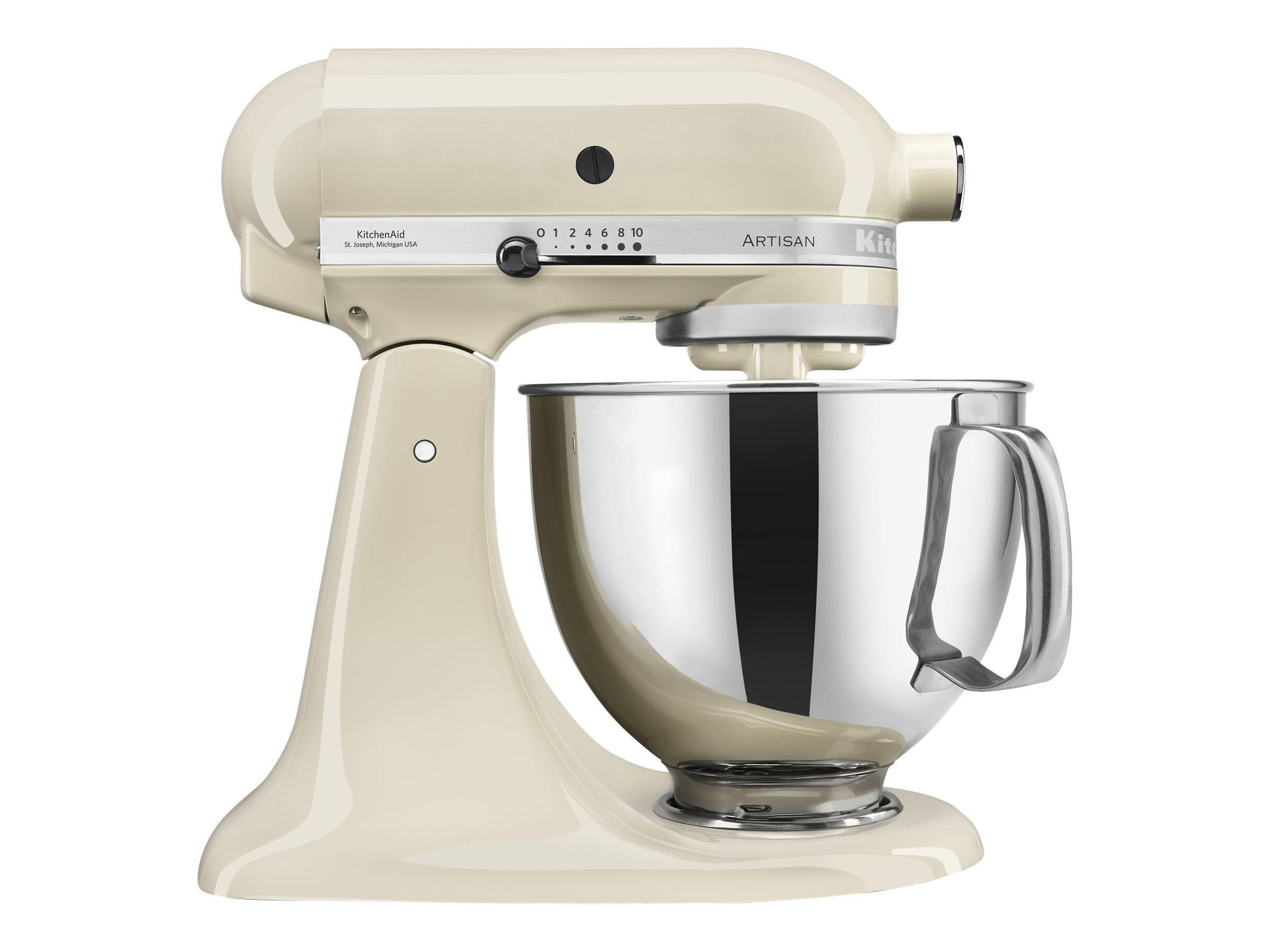 KitchenAid Køkkenmaskine KSM175PSEAC Artisan 4.7 L - Cream Køkkenmaskine 5KSM175PSEAC