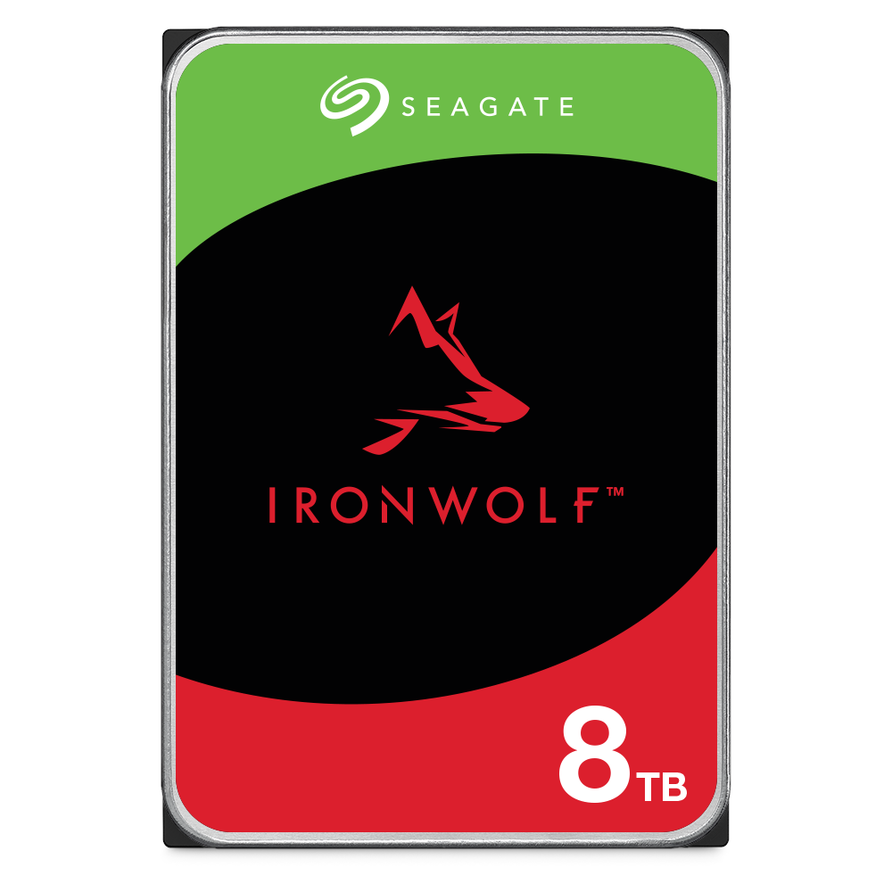 Seagate IronWolf - 8TB - Harddisk - ST8000VN004 - SATA-600 - 3.5" Harddisk