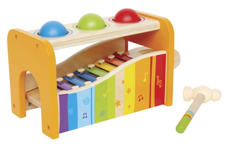 Hape Pound And Tap Bench Trælegetøj 5610